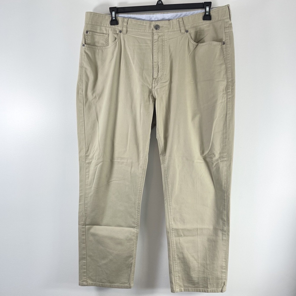 Peter Millar Pants Mens 40 Beige Chino Golf Lightweight Straight Leg